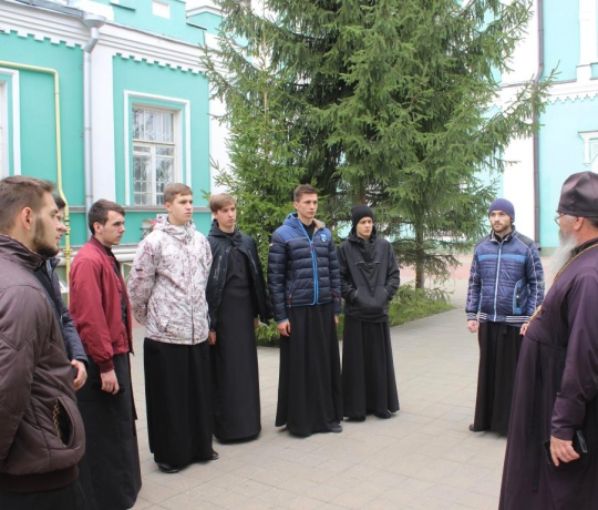 Семинаристы пропедевтического курса посетили Спасо-Преображенский кафедральный собор города Тамбова