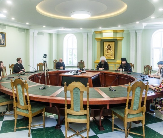 Ректор Коломенской духовной семинарии посетил Тамбовскую духовную семинарию
