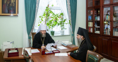 Митрополит Тамбовский и Рассказовский Феодосий встретился с епископом Мичуринским и Моршанским Гермогеном
