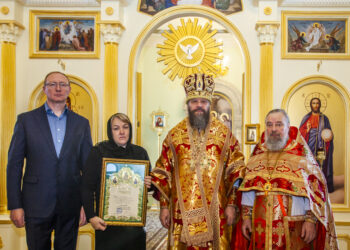 Митрополит Феодосий освятил храм в честь памяти великомученицы Екатерины в городе Рассказово 7.12.2022