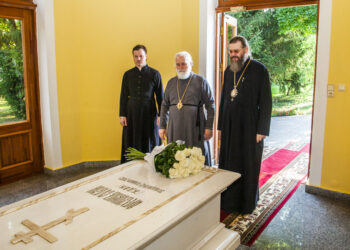 Казанский мужской монастырь посетил постоянный член Священного Синода, митрополит Крутицкий и Коломенский Павел